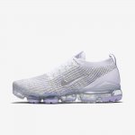 Nike Air VaporMax Flyknit 3 | True White / Purple Agate / Metallic Silver / Barely Volt