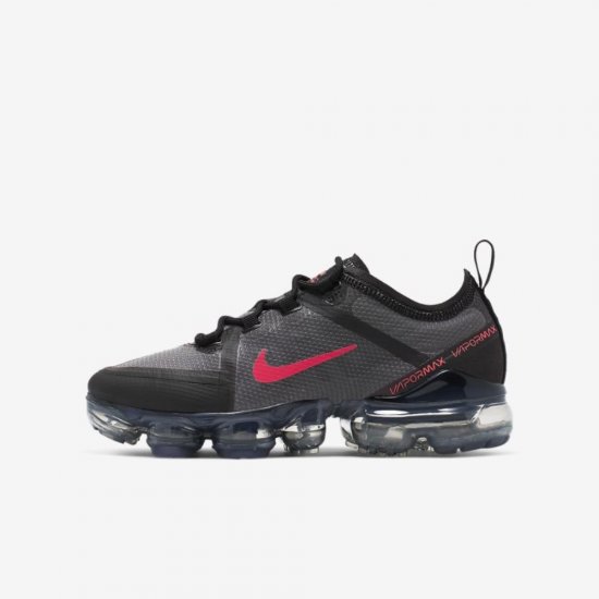 Nike Air VaporMax 2019 | Black / Bright Crimson - Click Image to Close