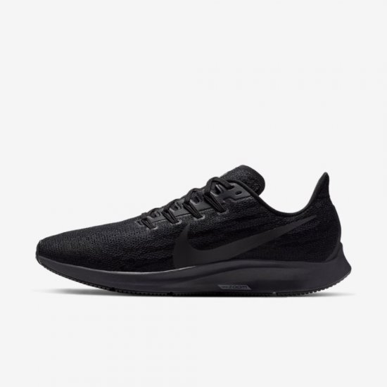 Nike Air Zoom Pegasus 36 | Black / Oil Grey / Thunder Grey / Black - Click Image to Close