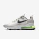 Nike Air Max 270 React | Summit White / Vast Grey / Silver Lilac / Electric Green