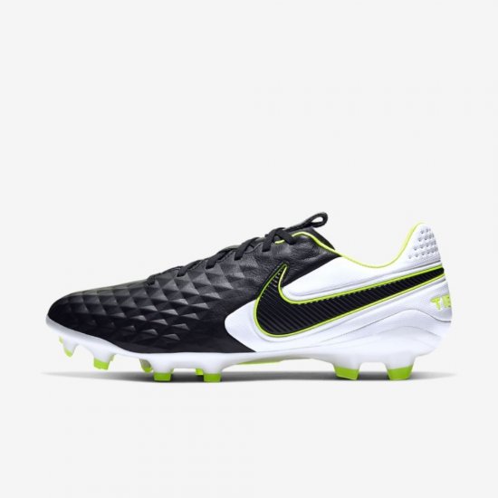 Nike Tiempo Legend 8 Pro FG | Black / White / Black - Click Image to Close