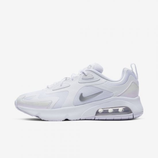 Nike Air Max 200 | White / Metallic Silver / Barely Grape - Click Image to Close