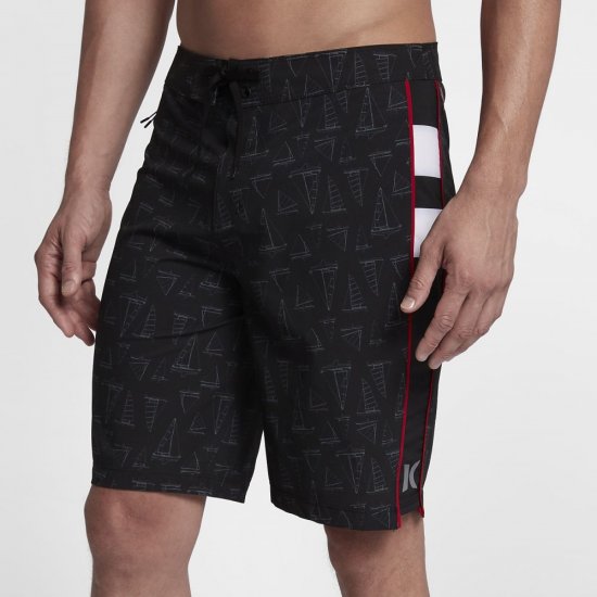 Hurley Phantom JJF Maritime | Black / Gym Red / White - Click Image to Close