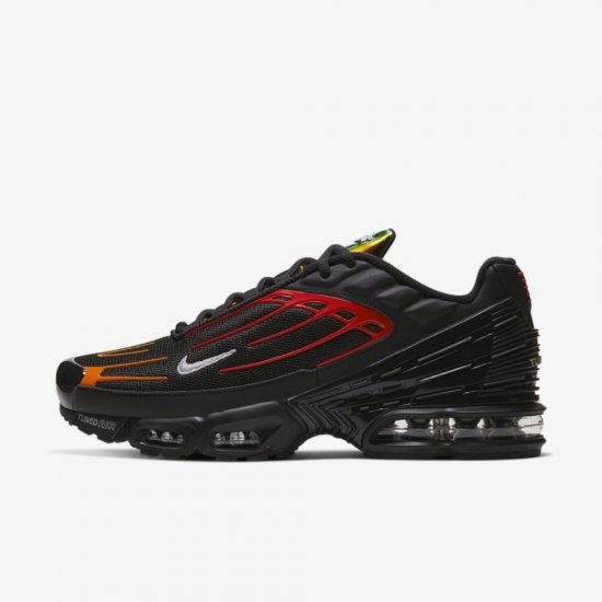 Nike Air Max Plus III | Black / Magma Orange / University Red / Light Smoke Grey - Click Image to Close