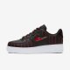 Nike Air Force 1 Jewel | Black / Black / White / University Red