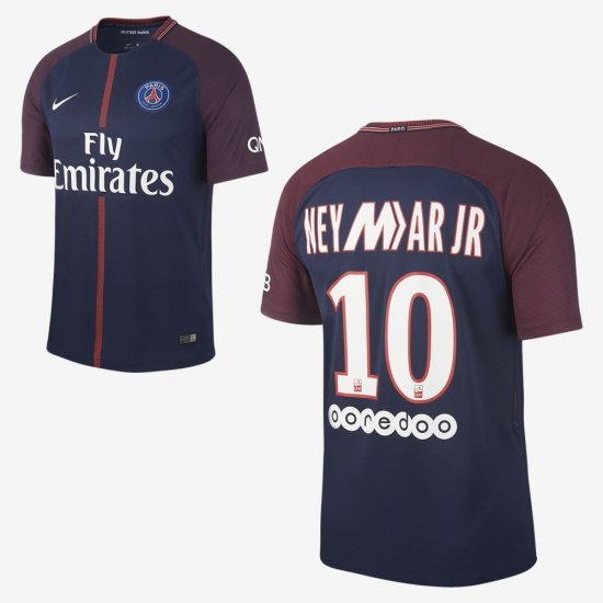 2017/18 Paris Saint-Germain Mercurial Stadium Home (Neymar Jr.) | Midnight Navy / Midnight Navy / Challenge Red / White - Click Image to Close