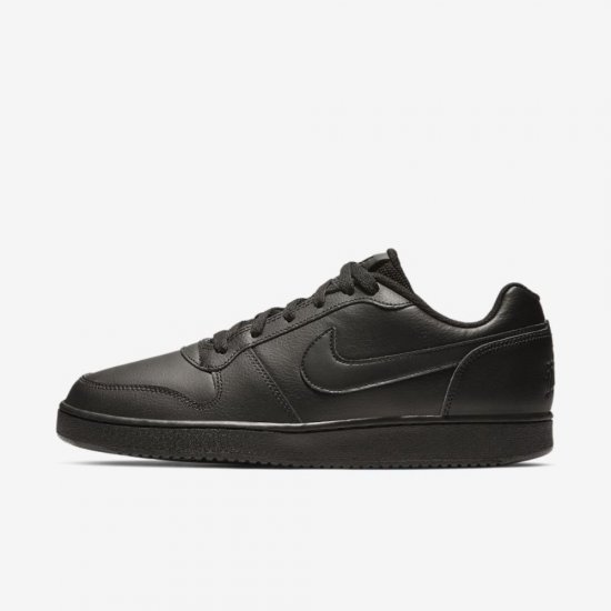 Nike Ebernon Low | Black / Black - Click Image to Close