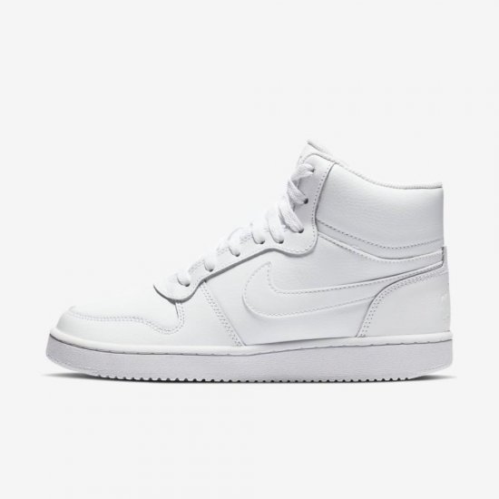 Nike Ebernon Mid | White / White - Click Image to Close