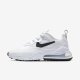 Nike Air Max 270 React | White / Metallic Silver / Black