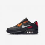 Nike Air Max 90 | Black / Magma Orange / University Red / Light Smoke Grey