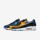 Nike Air Max 90 Premium | Black / Pacific Blue / University Gold / Metallic Silver