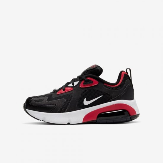 Nike Air Max 200 | Black / University Red / White - Click Image to Close