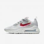 Nike Air Max 270 React | Neutral Grey / Light Graphite / Platinum Tint / University Red