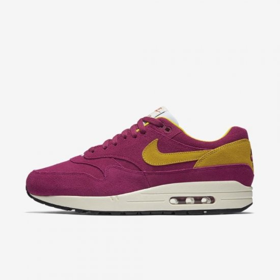 Nike Air Max 1 Premium | Dynamic Berry / Black / Sail / Vivid Sulphur - Click Image to Close