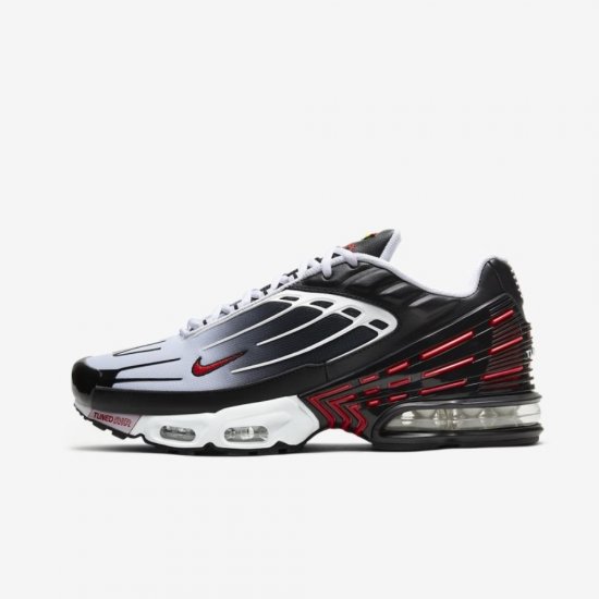 Nike Air Max Plus III | Black / White / Black / University Red - Click Image to Close