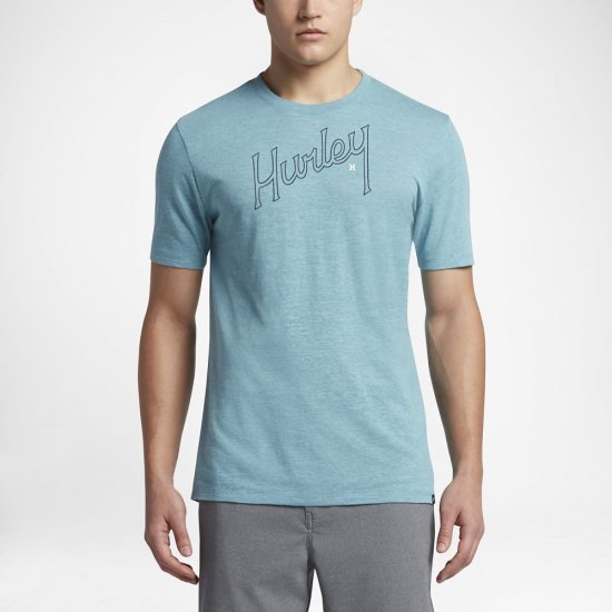 Hurley Outline Script | Chlorine Blue / Sail - Click Image to Close