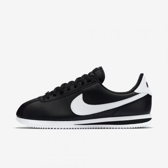 Nike Cortez Basic | Black / Metallic Silver / White - Click Image to Close