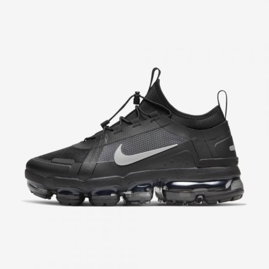 Nike Air VaporMax 2019 Utility | Black / Black / White / Reflect Silver - Click Image to Close