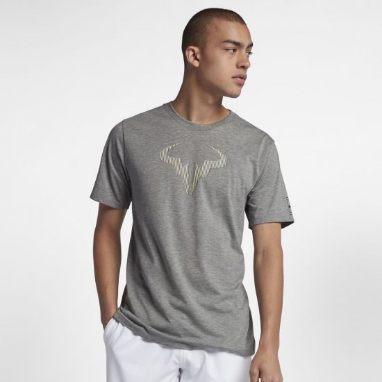 NikeCourt Rafa | Dark Grey Heather / Black / Black - Click Image to Close