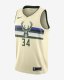 Giannis Antetokounmpo City Edition Swingman Jersey (Milwaukee Bucks) | Flat Opal