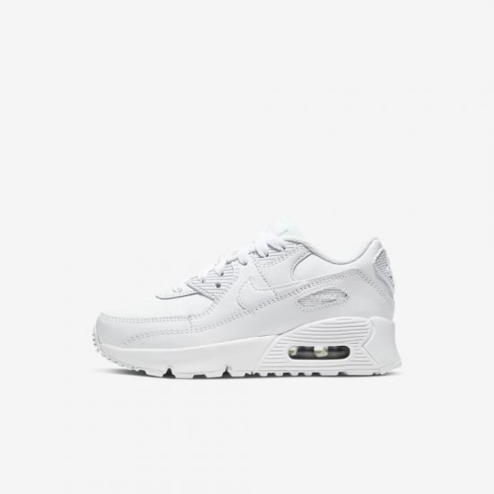 Nike Air Max 90 | White / Metallic Silver / White / White - Click Image to Close