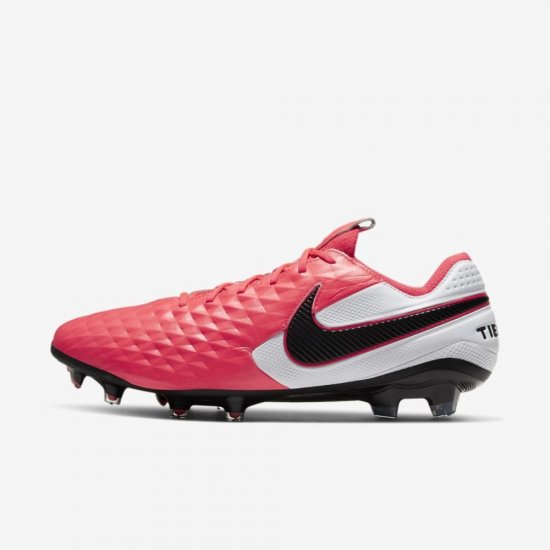 Nike Tiempo Legend 8 Elite FG | Laser Crimson / White / Black - Click Image to Close