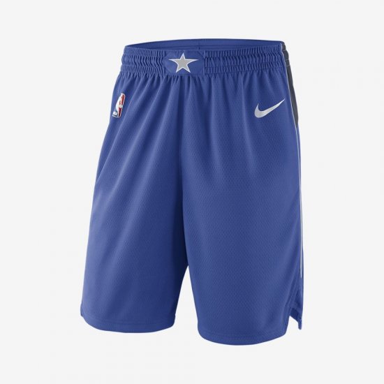 Dallas Mavericks Nike Icon Edition Swingman | Game Royal / College Navy / Flat Silver / White - Click Image to Close