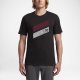 Hurley Icon Slash Push Through | Black / Gym Red