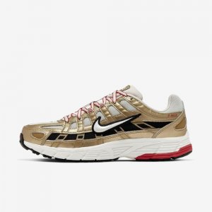 Nike P-6000 Icon Clash | Light Bone / Metallic Gold / University Red / Summit White