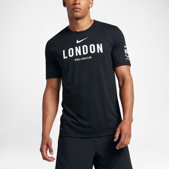 Nike Dri-FIT Run Club (London) | Black - Click Image to Close