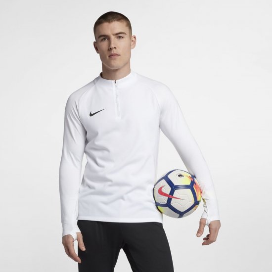 Nike Dri-FIT Squad Drill | White / White - Click Image to Close