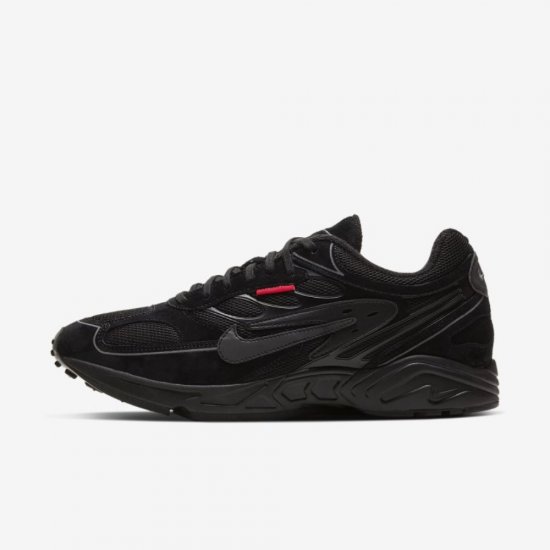 Nike Air Ghost Racer | Black / Dark Grey / Habanero Red / Black - Click Image to Close