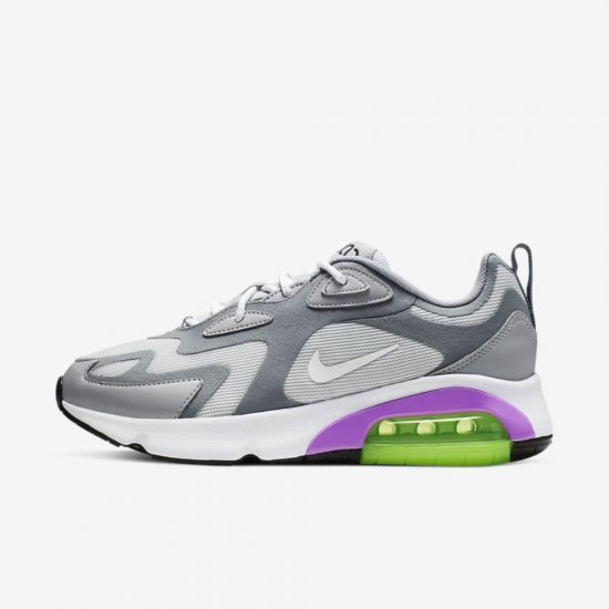 Nike Air Max 200 | Pure Platinum / Cool Grey / Wolf Grey / White - Click Image to Close