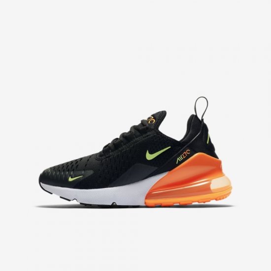 Nike Air Max 270 | Black / Total Orange / Dark Smoke Grey / Ghost Green - Click Image to Close