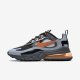 Nike Air Max 270 React Winter | Wolf Grey / Black / Dark Grey / Total Orange