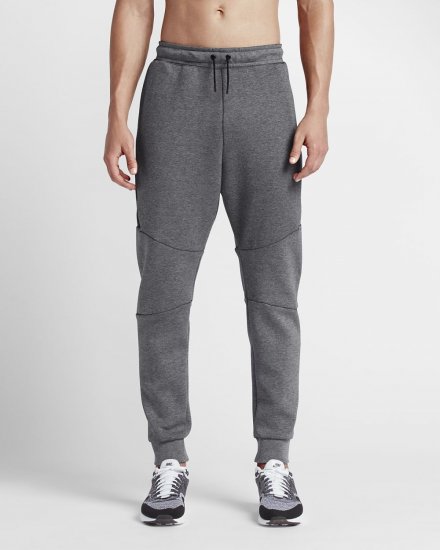 Nike Sportswear Tech Fleece | Carbon Heather / Black / Black - Click Image to Close