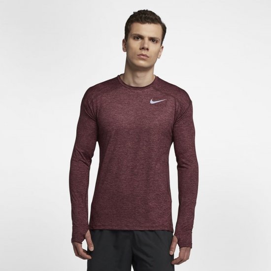 Nike Dri-FIT Element | Burgundy Crush / Vintage Wine / Heather - Click Image to Close