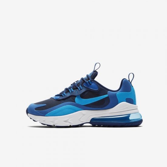 Nike Air Max 270 React | Blue Void / Coast / Topaz Mist / Blue Stardust - Click Image to Close