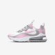 Nike Air Max 270 React | White / Light Smoke Grey / Metallic Silver / Pink