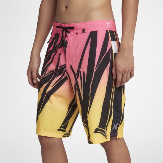 Hurley Phantom JJF 4 x Sig Zane | Hyper Pink / Laser Orange - Click Image to Close