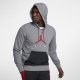 Jordan Jumpman Air Fleece | Carbon Heather / Black / Gym Red