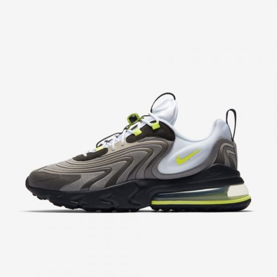 Nike Air Max 270 ENG | Dust / Dark Pewter / Medium Ash / Volt - Click Image to Close