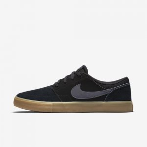 Nike SB Solarsoft Portmore II | Black / Gum Light Brown / Dark Grey