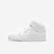 Air Jordan 1 Mid | White / White / White