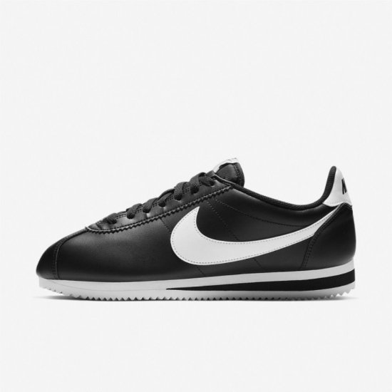 Nike Classic Cortez | Black / White / White - Click Image to Close