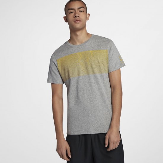 NikeCourt RF | Dark Grey Heather / Bright Citron - Click Image to Close