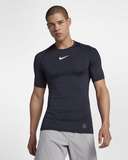 Nike Pro | Obsidian / White / White - Click Image to Close