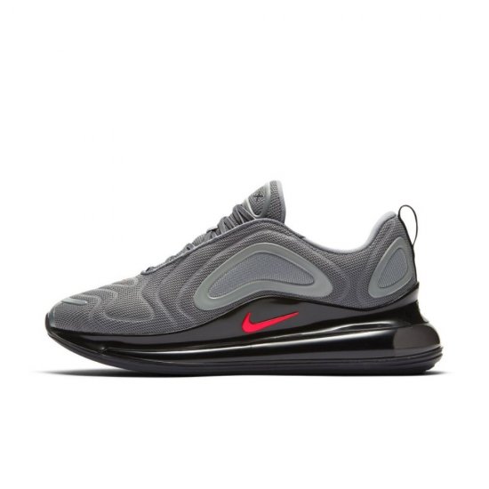 Nike Air Max 720 | Cool Grey / Black / Reflect Silver / Bright Crimson - Click Image to Close