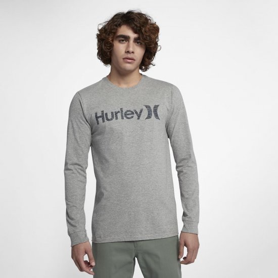 Hurley One And Only Push Through | Dark Grey Heather / Obsidian - Click Image to Close