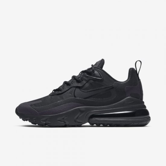 Nike Air Max 270 React | Black / Oil Grey / Black / Oil Grey - Click Image to Close